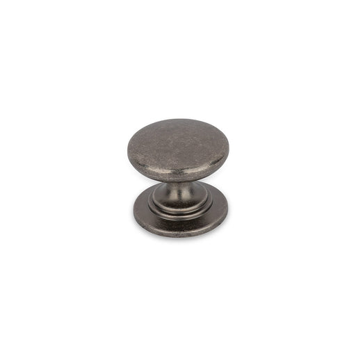 WINDSOR Round Knob Handle Kitchen/Bedroom Door Handle Pewter - 32mm Diameter