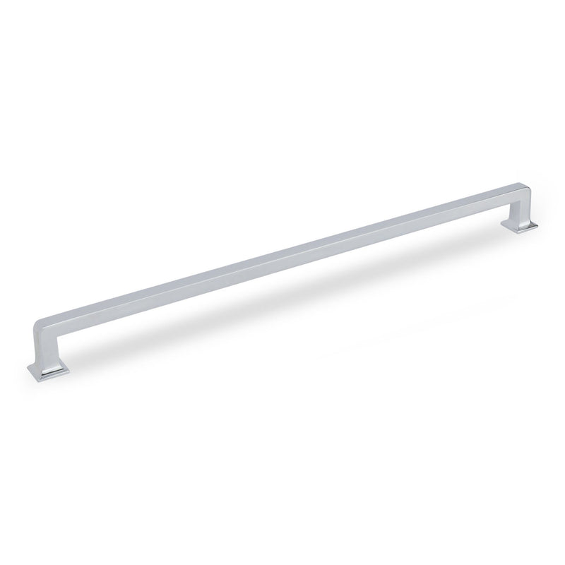 INES D Handle Kitchen/Bedroom Door Handle Chrome (Various Sizes) - 320mm Hole Centres (336mm Overall Length)
