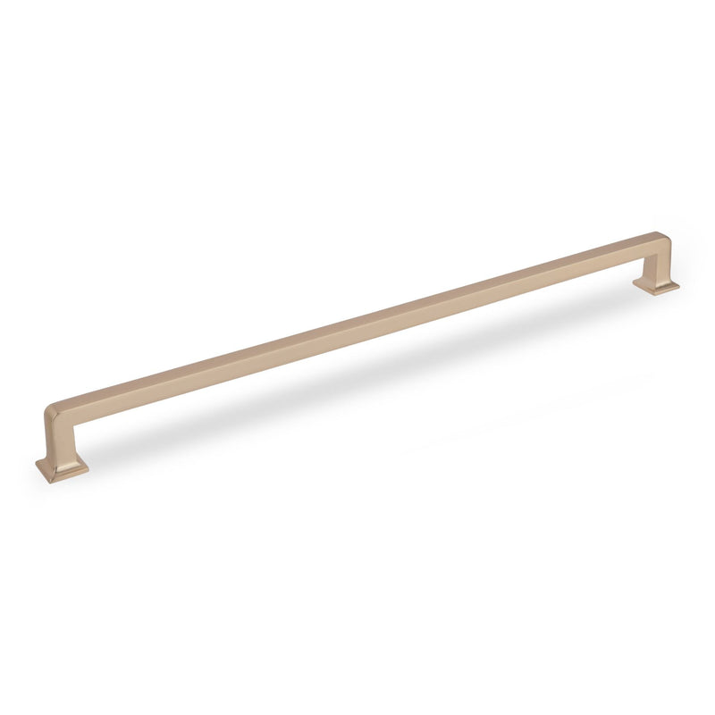 INES D Handle Kitchen/Bedroom Door Handle Champagne Gold (Various Sizes) - 320mm Hole Centres (336mm Overall Length)