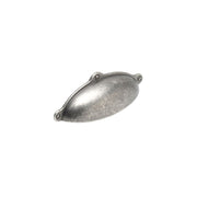 Finsbury Kitchen/Bedroom Door Cup Handle Pewter - 64mm Centres (100mm Overall Length)