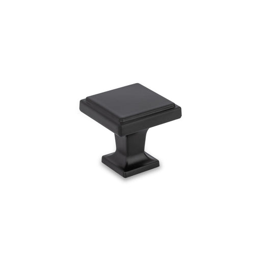 INES Square Knob Kitchen/Bedroom Door Handle Matt Black