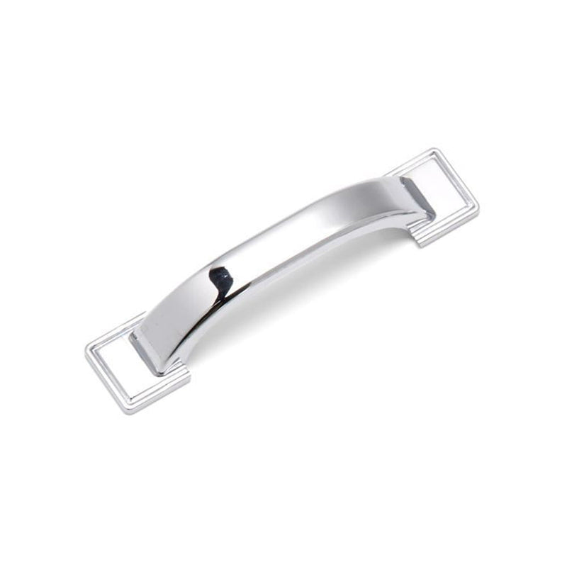 WINDSOR D Handle Kitchen/Bedroom Door Handle Chrome - 96mm Centres (139mm Overall Length)