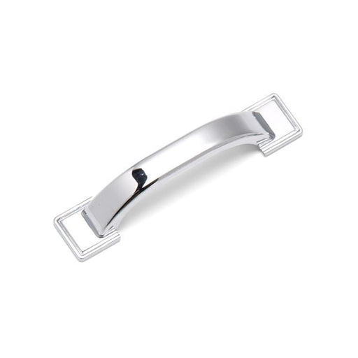 WINDSOR D Handle Kitchen/Bedroom Door Handle Chrome - 96mm Centres (139mm Overall Length)