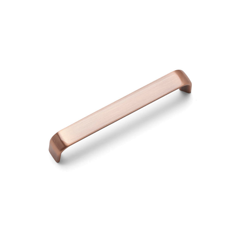 Camden D Kitchen/Bedroom Door Handle Antique Copper (Various Sizes) - 128mm Hole Centres (136mm Overall Length)