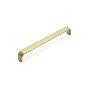 Camden D Kitchen/Bedroom Door Handle Satin Brass (Various Sizes) - 128mm Hole Centres (136mm Overall Length)