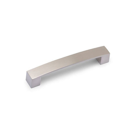 Block Bar D Handle Kitchen/Bedroom Door Handle Brushed Nickel - 128mm Centres (146mm Overall Length)