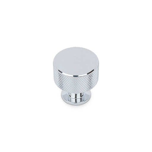FENDER KNURLED Round Post Knob Kitchen/Bedroom Door Handle Chrome