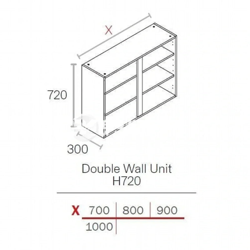 1000mm Kitchen Wall Cabinet  White