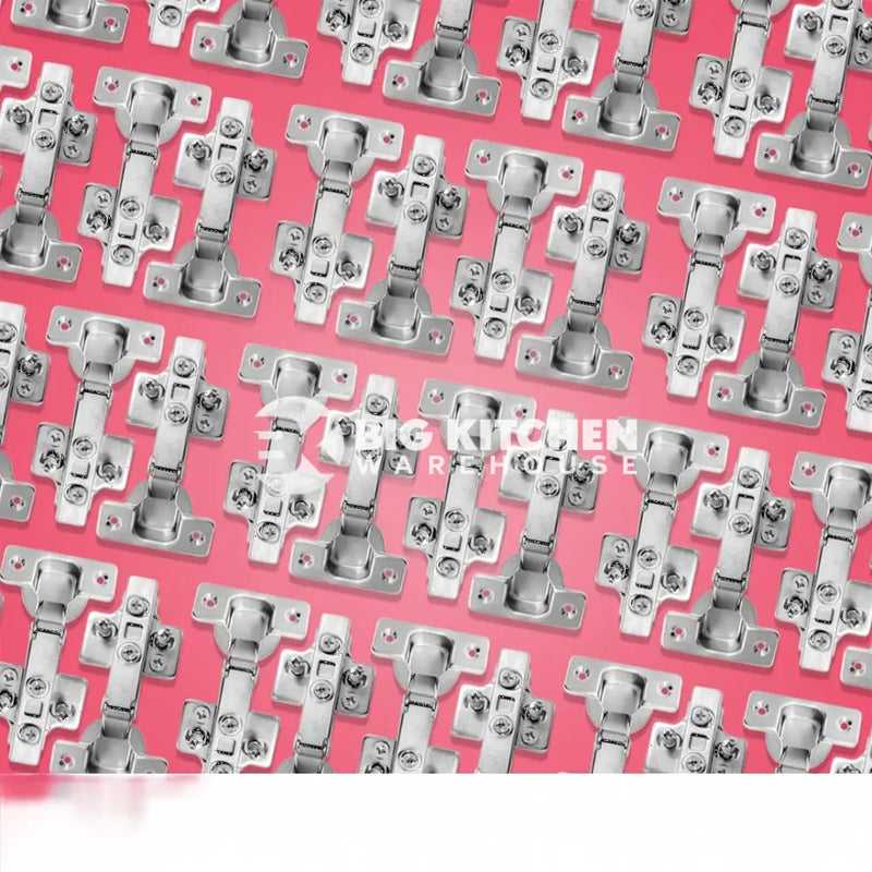 20-Pack Soft Close Cabinet Hinges – 110° Full Overlay with Backplates (Adjustable)