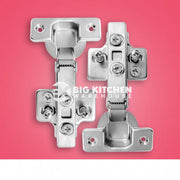 20-Pack Soft Close Cabinet Hinges – 110° Full Overlay with Backplates (Adjustable)