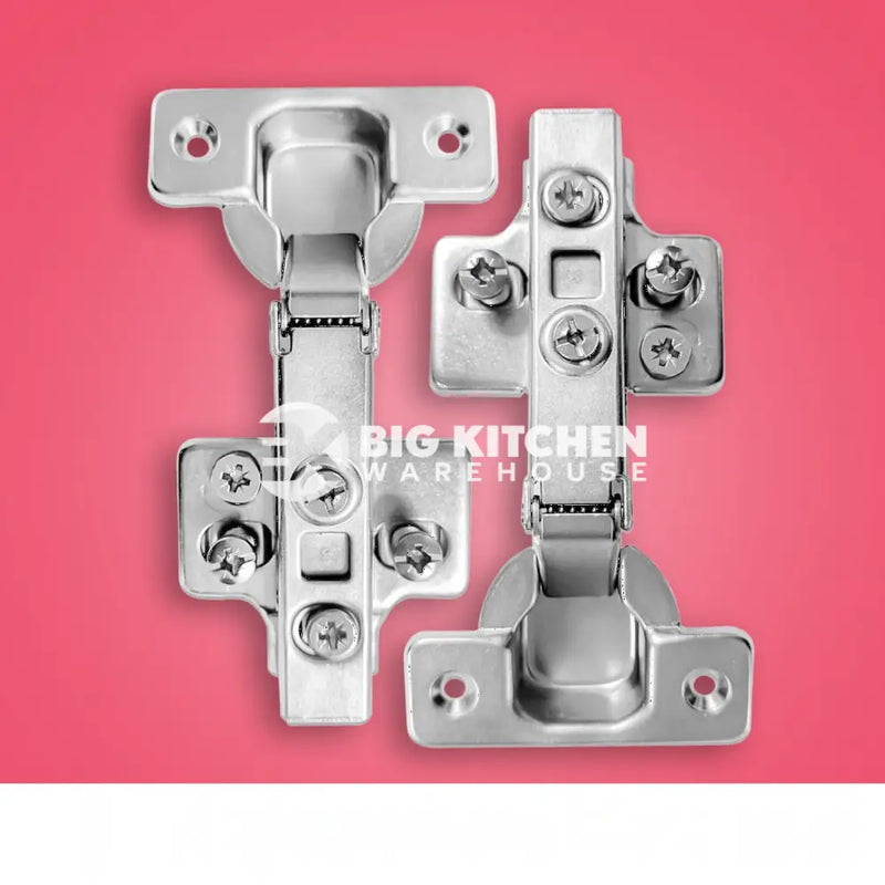 20-Pack Soft Close Cabinet Hinges – 110° Full Overlay with Backplates (Adjustable)