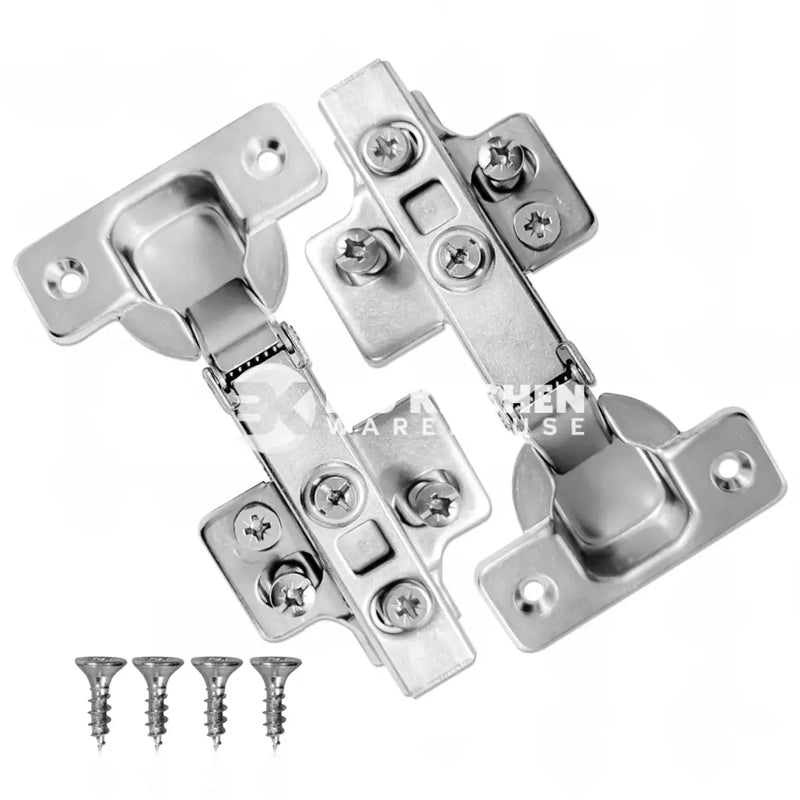 20-Pack Soft Close Cabinet Hinges – 110° Full Overlay with Backplates (Adjustable)