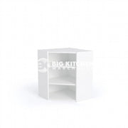 600mmx600mm Flat Pack Diagonal Kitchen Corner Extra Tall (900mm High) Wall Cabinet White