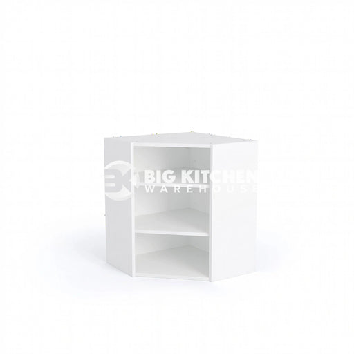 600mmx600mm Flat Pack Diagonal Kitchen Corner Wall Cabinet White