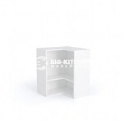 600mmx600mm L Shaped Kitchen Corner Wall Cabinet  White