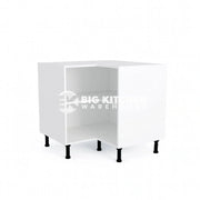 900mmx900mm L Shaped Kitchen Corner Base Cabinet  White