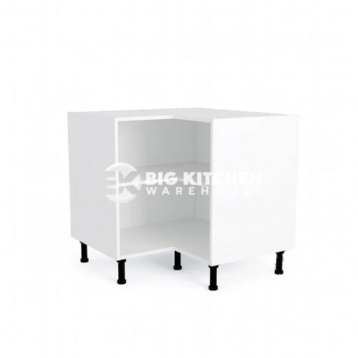 900mmx900mm L Shaped Kitchen Corner Base Cabinet  White