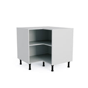 900mmx900mm Flat Pack L Shaped Kitchen Corner Base Cabinet Light Grey