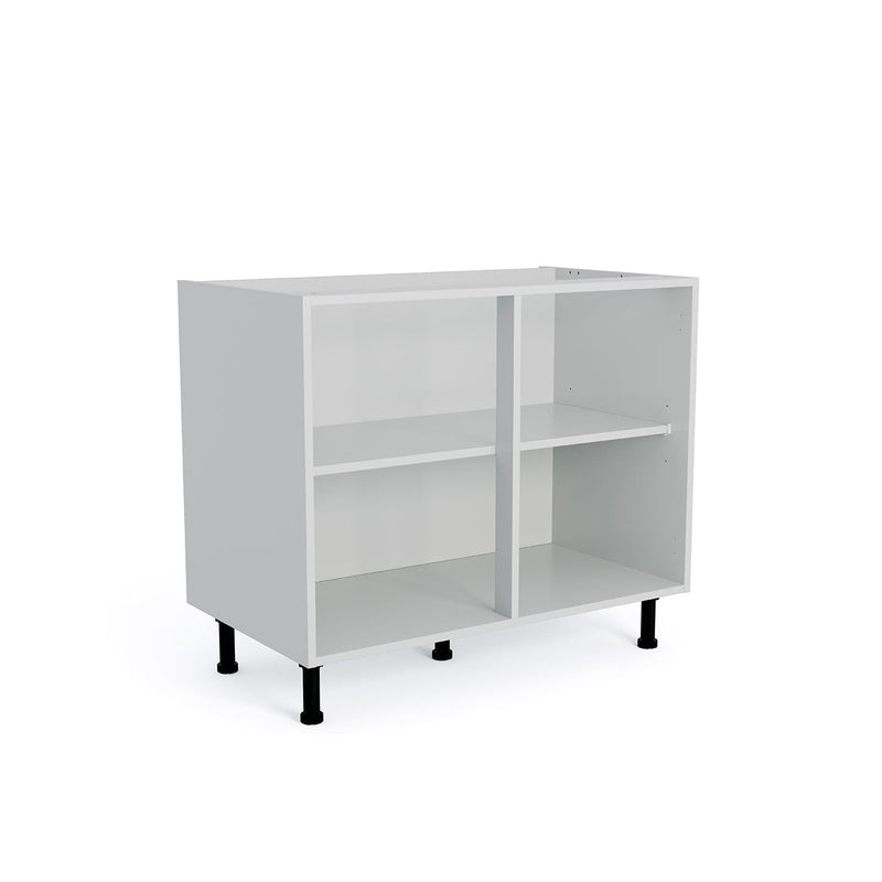 1000mm Flat Pack Kitchen Base Cabinet Light Grey