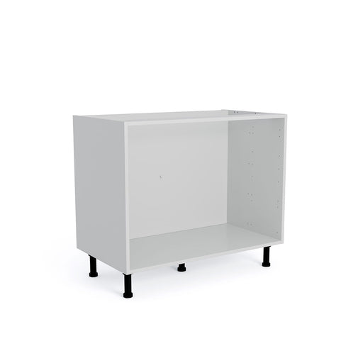 1000mm Flat Pack Kitchen Drawer Cabinet Light Grey