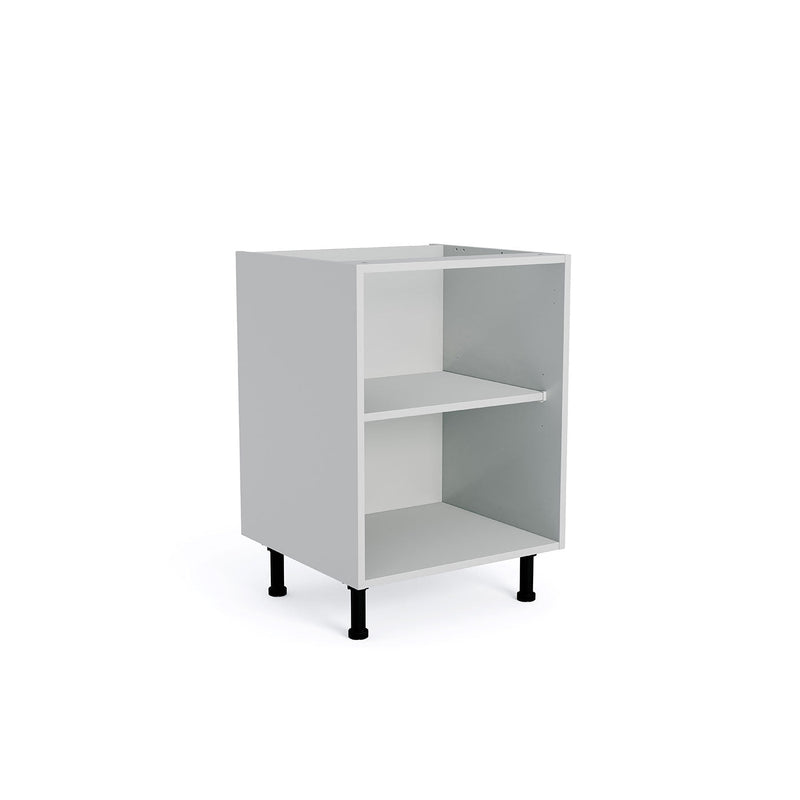 500mm Flat Pack Kitchen Base Cabinet Light Grey