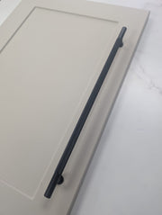 Ellis Knurled T-Bar Kitchen/Bedroom Door Handle Matt Black - 320mm Centres (374mm Overall Length)