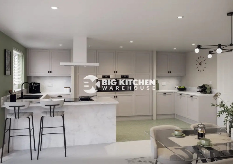 Balmoral Wood Grain ’Skinny’ Shaker Cashmere Ash- Replacement Kitchen Doors (End Panel)