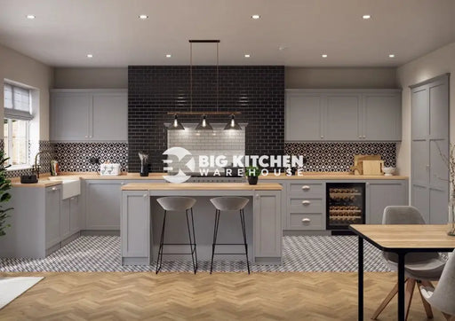 Balmoral Wood Grain ’Skinny’ Shaker Dove Grey Ash- Replacement Kitchen Doors SAMPLE PRODUCTS