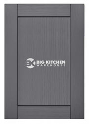 Balmoral Wood Grain ’Skinny’ Shaker Dust Grey Ash- Replacement Kitchen Door/Drawer Front (283mm High) - 495mm Wide