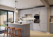 Balmoral Wood Grain ’Skinny’ Shaker Dust Grey Ash- Replacement Kitchen Doors (End Panel)