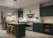 Balmoral Wood Grain ’Skinny’ Shaker Fir Green Ash- Replacement Kitchen Doors (495mm High) - 595mm Wide