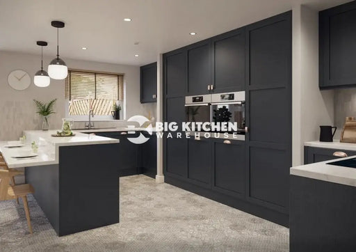 Balmoral Wood Grain ’Skinny’ Shaker Indigo Ash- Replacement Kitchen Doors SAMPLE PRODUCTS