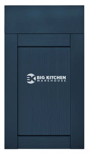 Balmoral Wood Grain ’Skinny’ Shaker Navy Blue Ash- Replacement Kitchen Doors (715mm High)