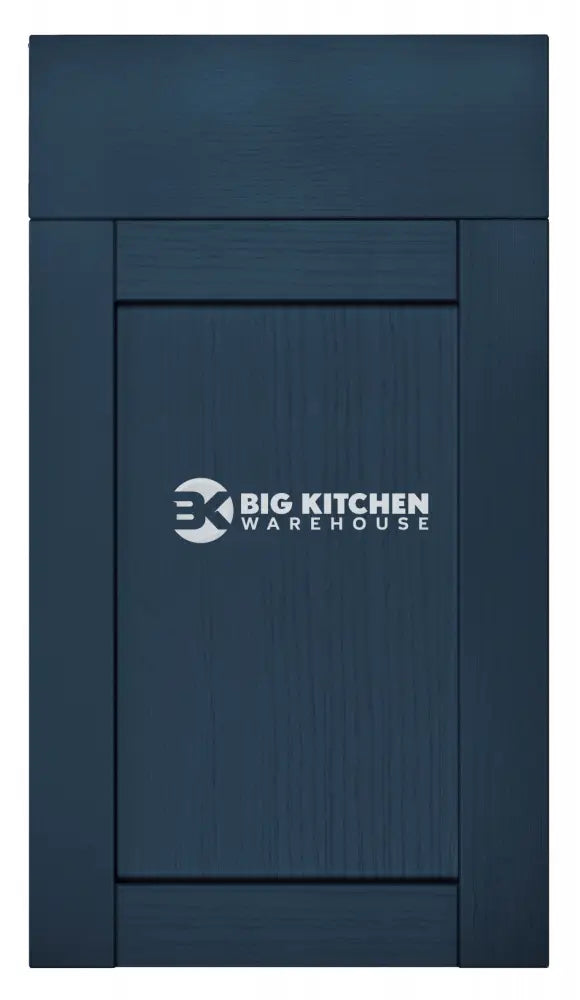 Balmoral Wood Grain ’Skinny’ Shaker Navy Blue Ash- Replacement Kitchen Drawer Front (140mm High)