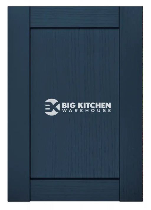 Balmoral Wood Grain ’Skinny’ Shaker Navy Blue Ash- Replacement Kitchen Drawer Fronts/Oven Filler Panel (110mm High)