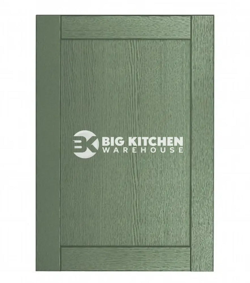 Balmoral Wood Grain ’Skinny’ Shaker Reed Green Ash- Replacement Kitchen Door/Drawer Front (355mm High) - 495mm Wide