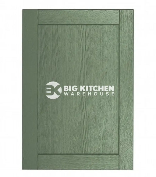 Balmoral Wood Grain ’Skinny’ Shaker Reed Green Ash- Replacement Kitchen Door/Drawer Front (355mm High) - 495mm Wide