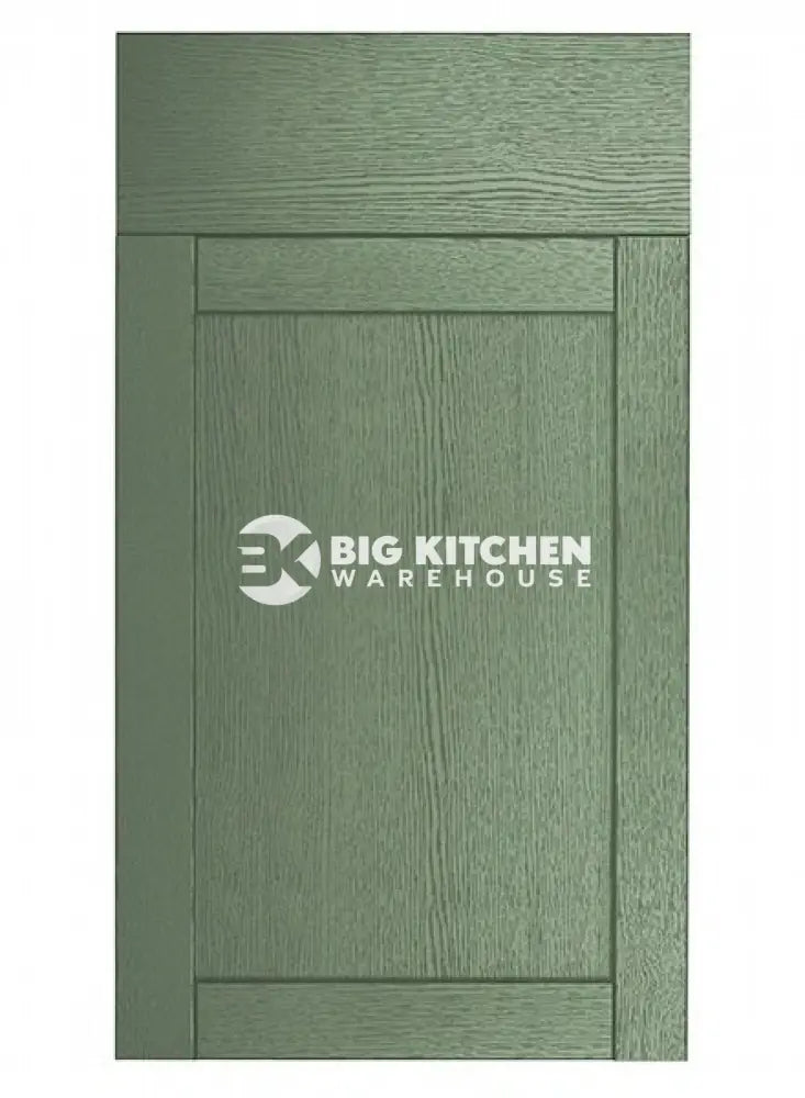 Balmoral Wood Grain ’Skinny’ Shaker Reed Green Ash- Replacement Kitchen Drawer Front (175mm High)