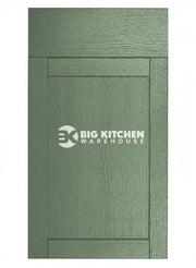 Balmoral Wood Grain ’Skinny’ Shaker Reed Green Ash- Replacement Kitchen Drawer Fronts/Oven Filler Panel (110mm High)