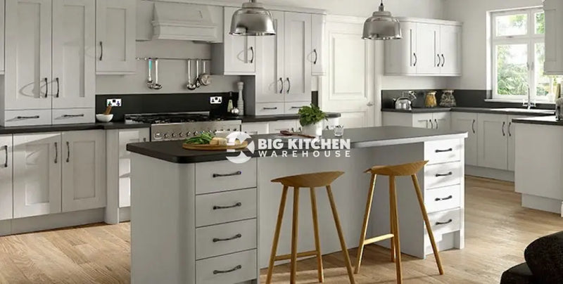Buckingham Wood Grain Shaker Dove Grey- Replacement Kitchen Doors (1245mm High)