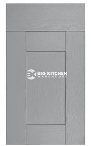 Buckingham Wood Grain Shaker Dust Grey- Replacement Kitchen Doors (1965mm High 3 Panel)