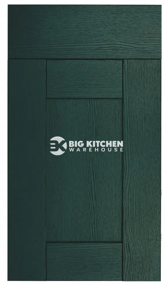Buckingham Wood Grain Shaker Fir Green- Replacement Kitchen Doors (1965mm High 3 Panel)