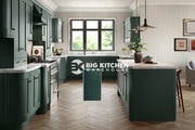 Buckingham Wood Grain Shaker Fir Green- Replacement Kitchen Doors (Trims & Accessories)