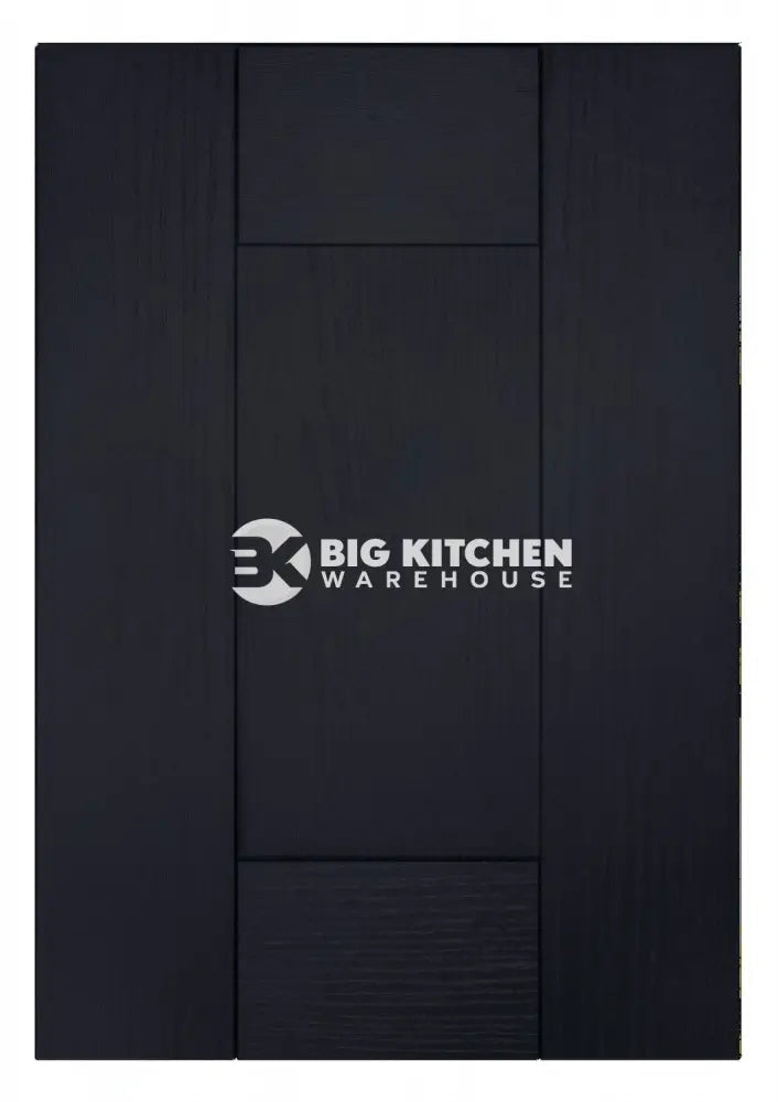 Buckingham Wood Grain Shaker Indigo- Replacement Kitchen Doors (1965mm High 3 Panel) - 495mm Wide
