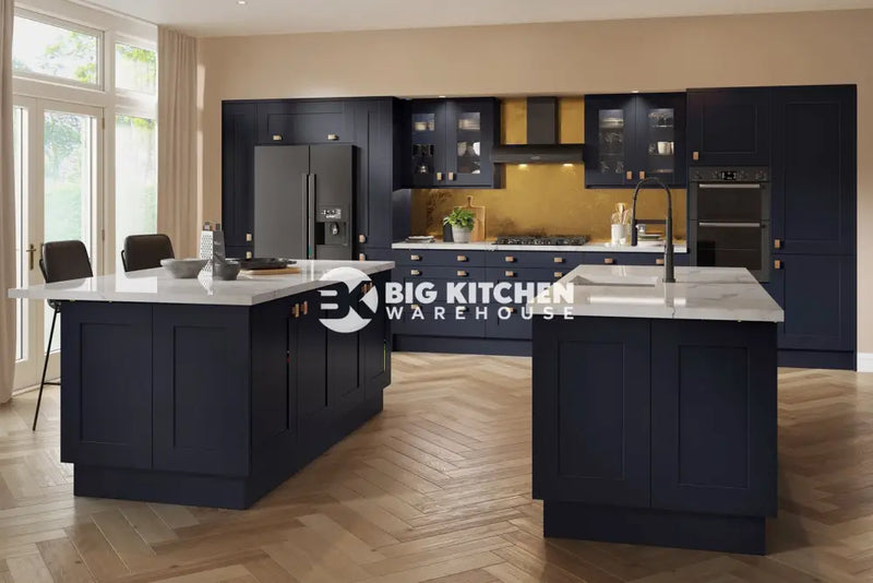 Buckingham Wood Grain Shaker Indigo- Replacement Kitchen Doors (End Panel)