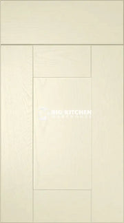 Buckingham Wood Grain Shaker Ivory- Replacement Kitchen Doors (1965mm High 3 Panel)
