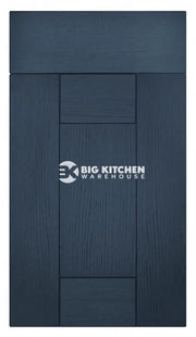 Buckingham Wood Grain Shaker Navy Blue- Replacement Kitchen Doors (Trims & Accessories)