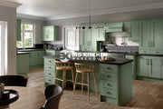 Buckingham Wood Grain Shaker Reed Green- Replacement Kitchen Doors (895mm High)