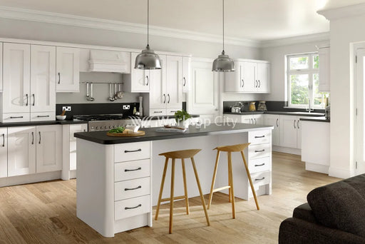 Buckingham Wood Grain Shaker White- Replacement Kitchen Doors SAMPLE PRODUCTS