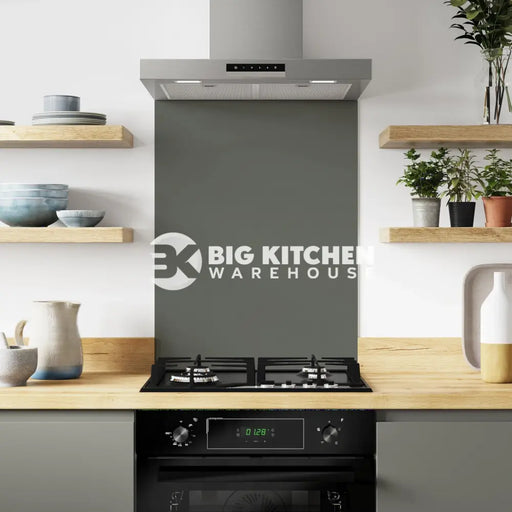 Bushboard Alloy Battleship Grey Aluminium Feature Kitchen Splashback